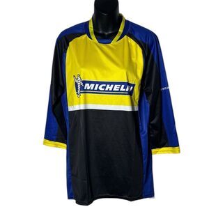 Louis garneau men’s medium Michelin bike jersey cycling new long sleeve
